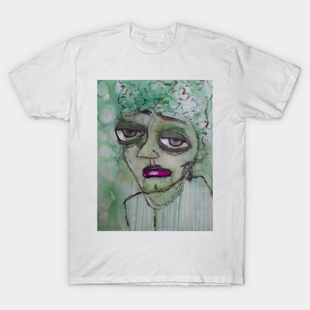 green girl T-Shirt by momo1